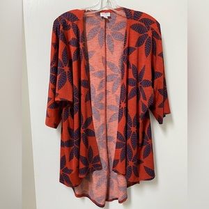 LuLaRoe Over Wrap, Size S.